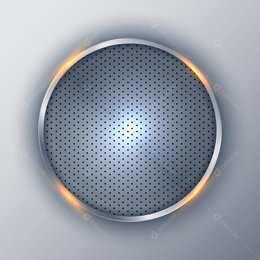 Moldura De Prata Vetor EPS