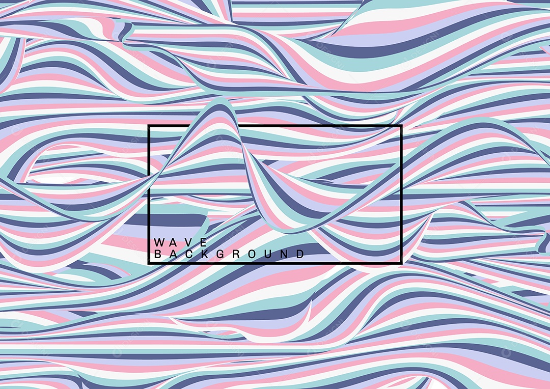 Background Ondas Forma Abstrata Vetor EPS