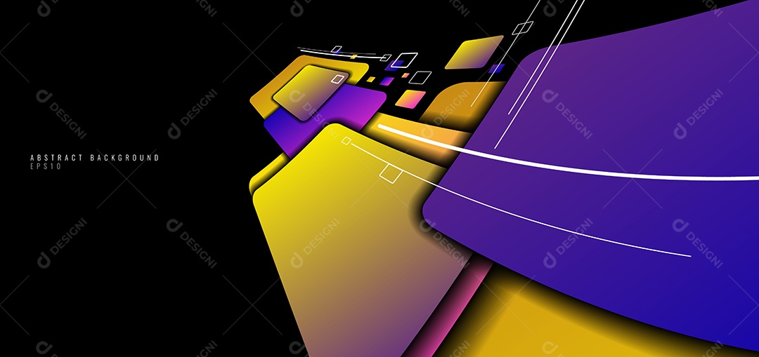 Background Forma Geométrica Abstrata Vetor EPS