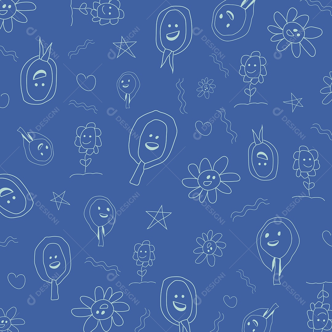 Conjunto Desenhado a Mão Vetor EPS