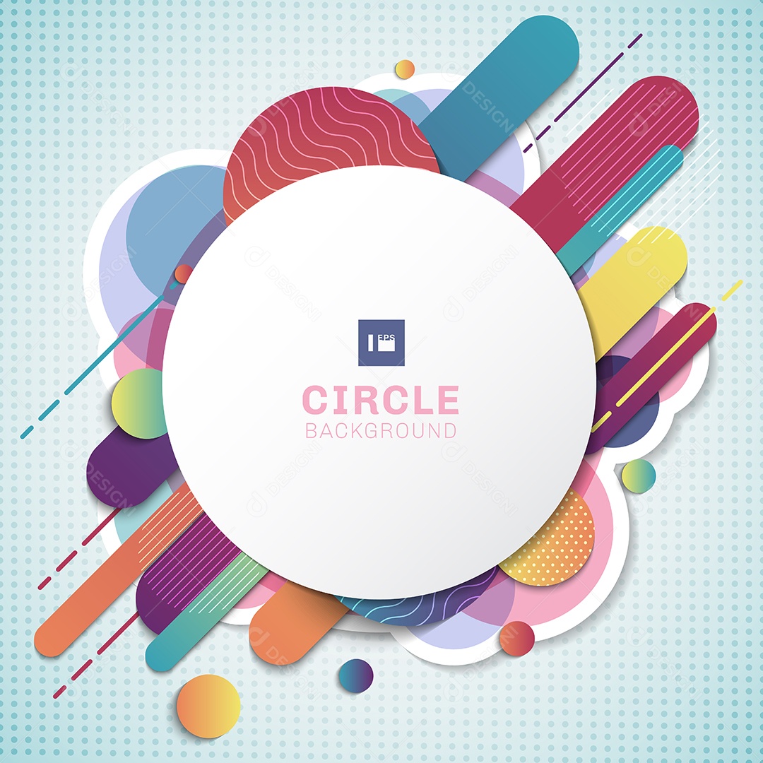 Background Linha Arredondada Na Forma Abstrata Vetor EPS