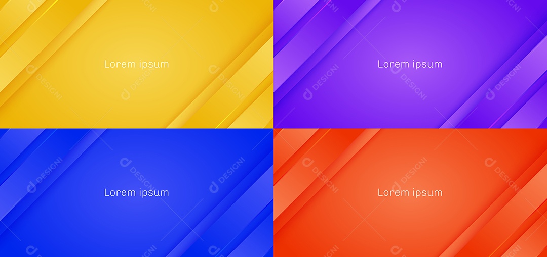 Conjunto De Fundo Abstrato Vetor EPS