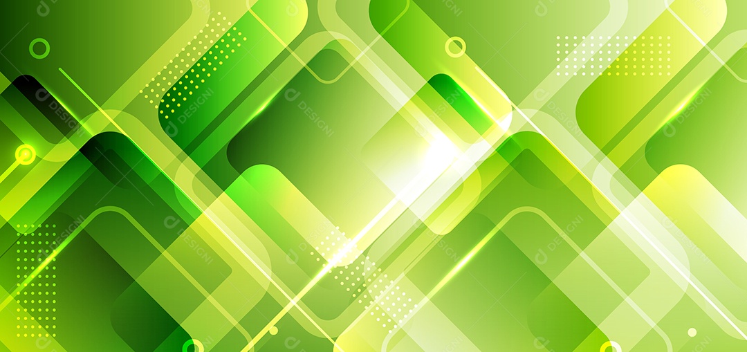 Background Verde Formas Abstrata Vetor EPS