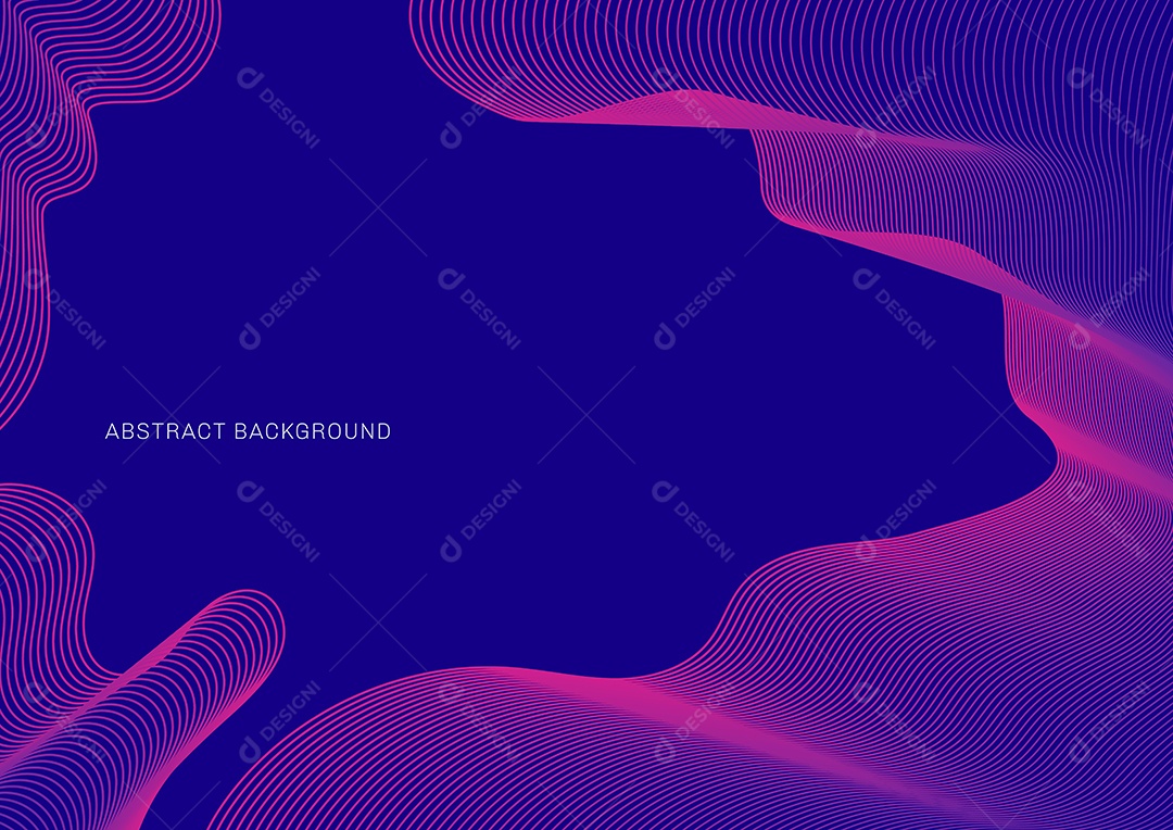 Background Ondulado Na Forma Abstrata Vetor EPS