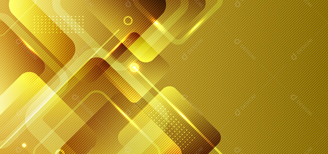 Background Amarelo Na Formas Abstrata Vetor EPS