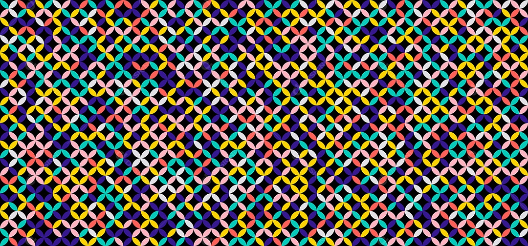 Background Círculos Geométricos Forma Abstrata Vetor EPS