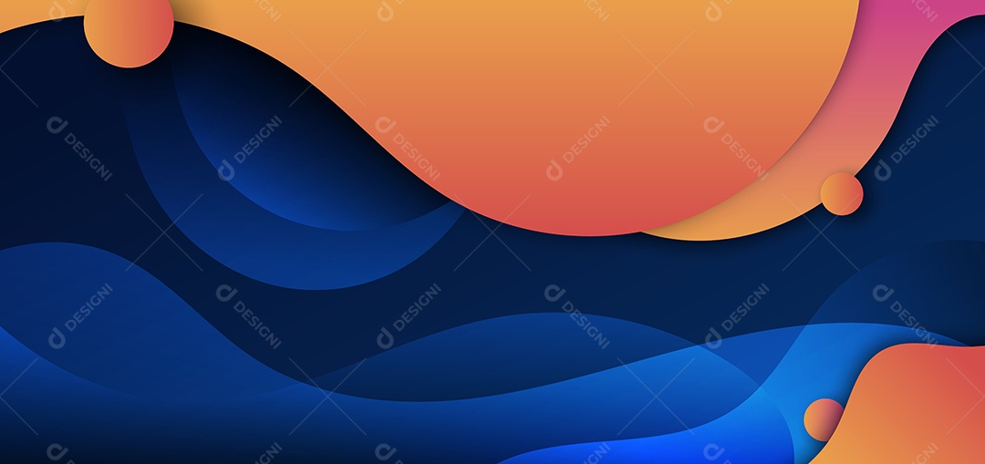 Background Onda Fluida Na Forma Abstrata Vetor EPS