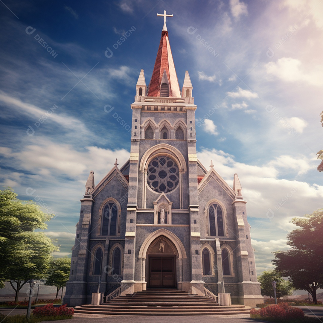 Edifício de uma igreja católica