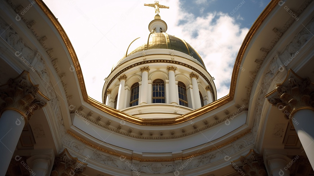 Detalhes do edifício da igreja
