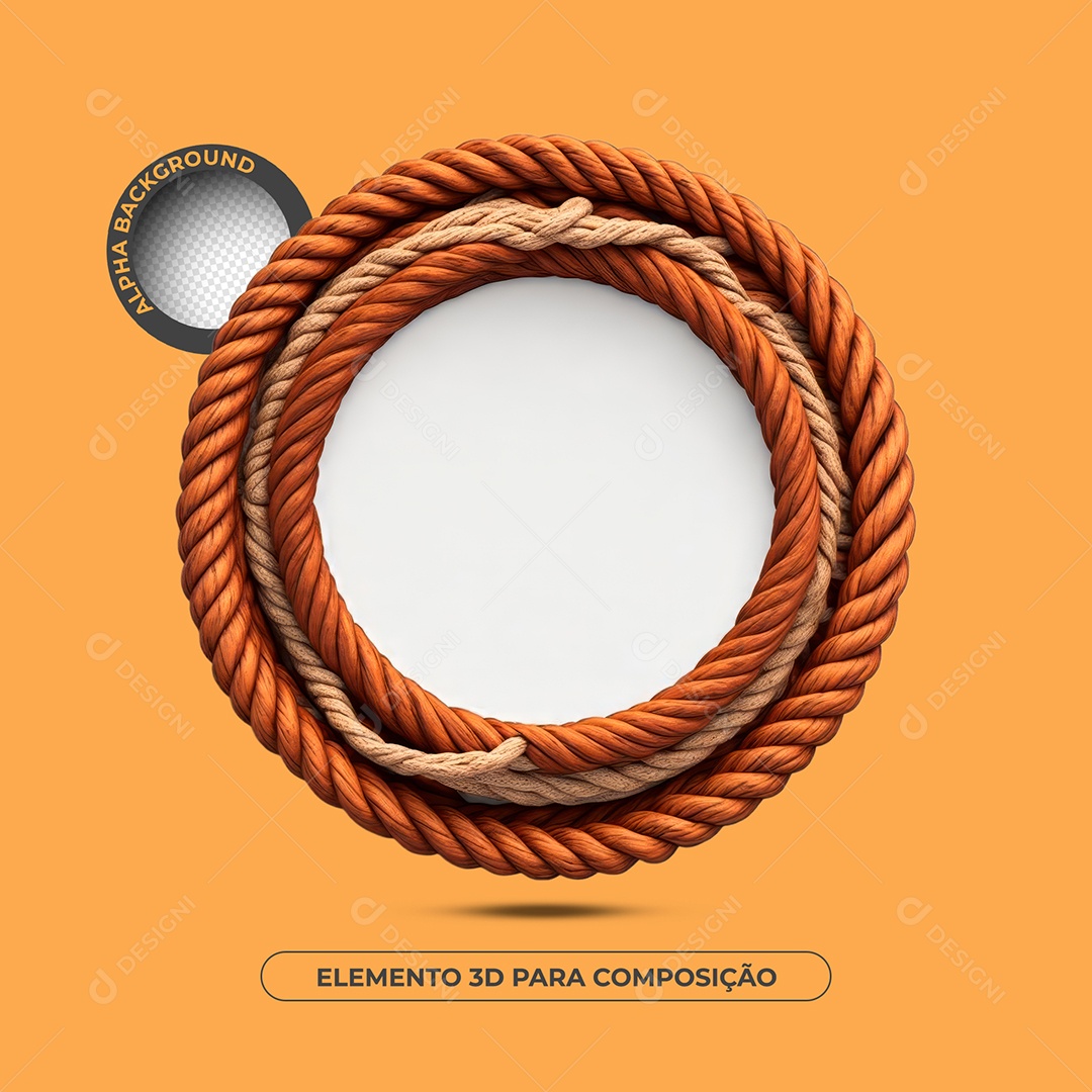 Painel de Madeira Elemento 3D Para Composição PSD