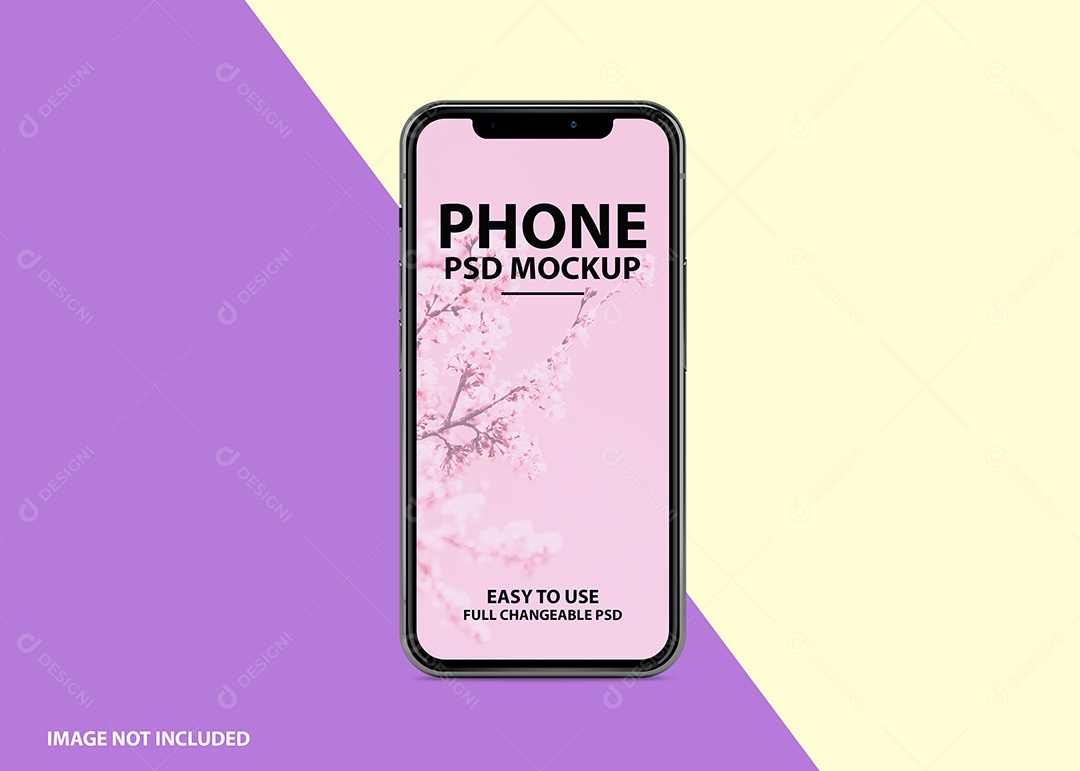 Mockup Phone Logotipo PSD Editável
