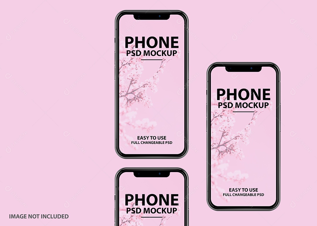 Mockup Phone Logotipo PSD Editável