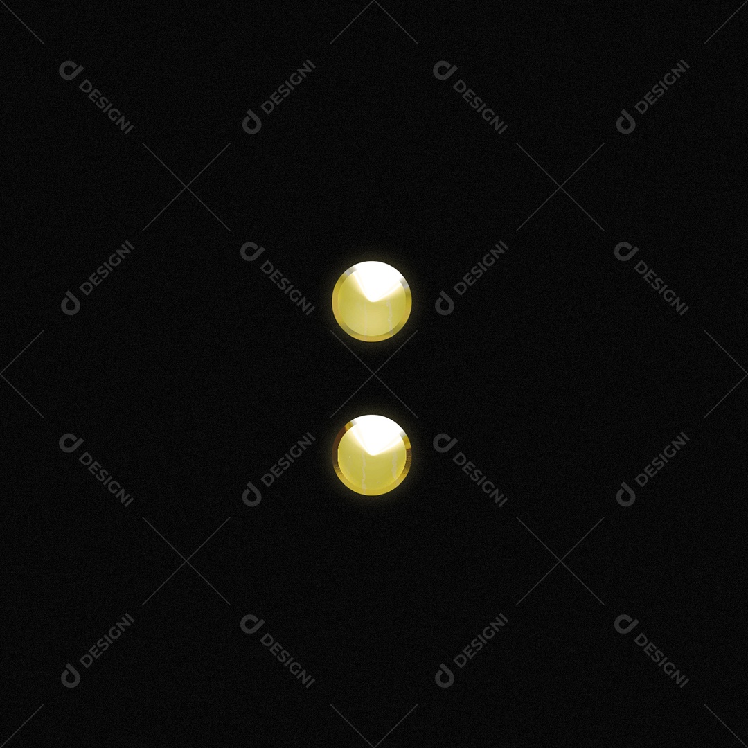 Efeito De Texto Símbolo Dois Pontos Fonte De Ouro PSD Editável