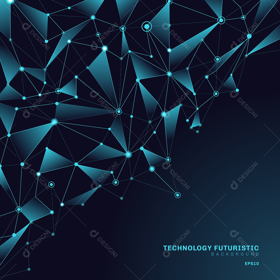 Background Futurista Abstrato Vetor EPS