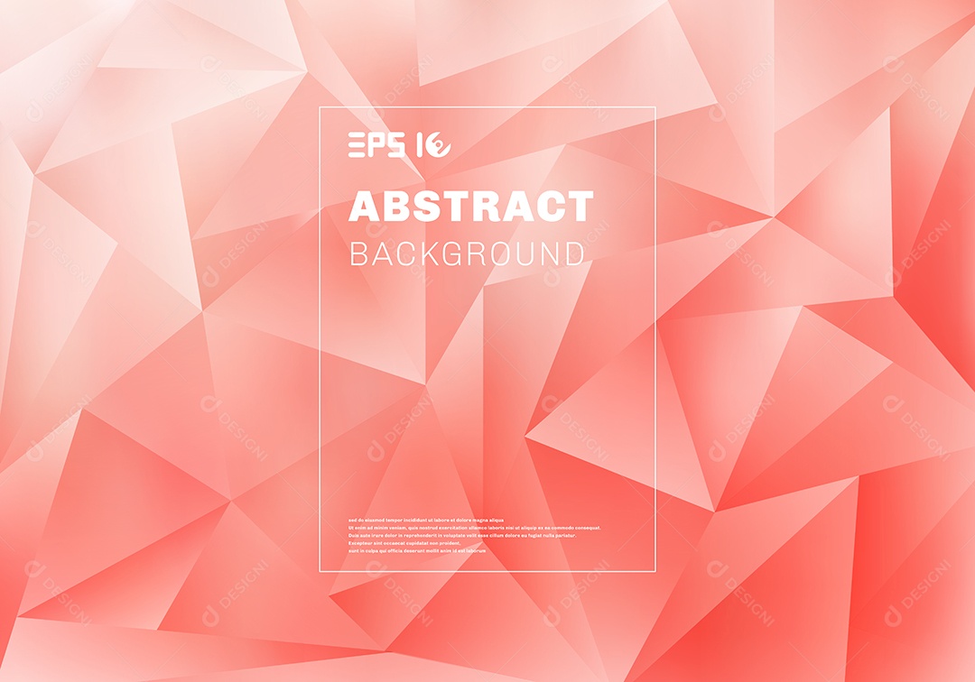 Background Na Cor Rosa Forma Geométrica Abstrata Vetor EPS