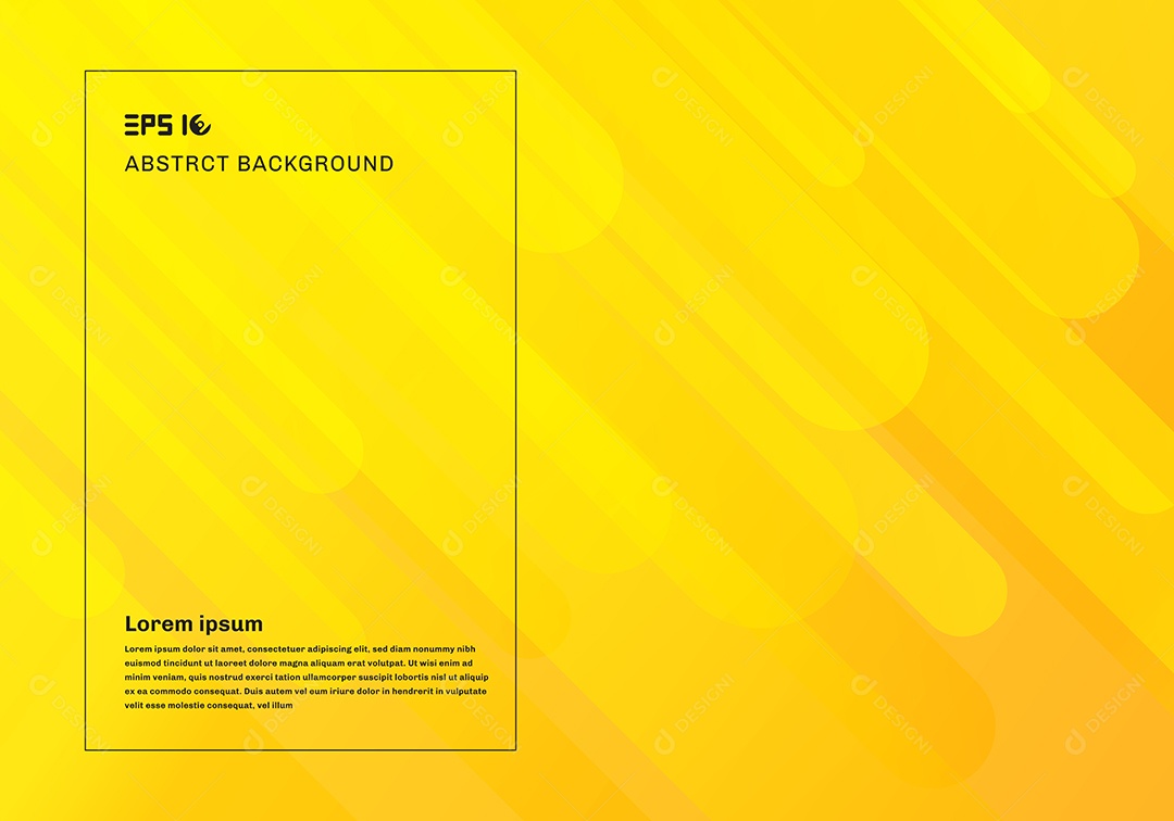 Background Amarelas Formas Geométricas Abstrata Vetor EPS