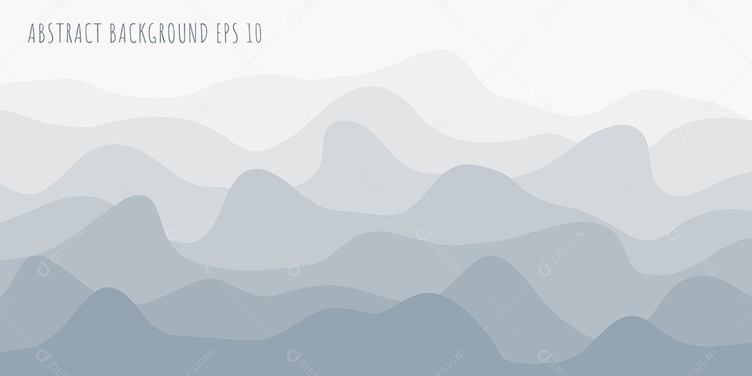 Background Branco Formas Onduladas Abstrato Vetor EPS