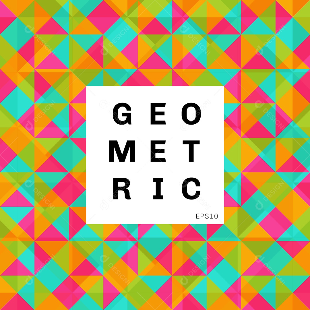 Background Forma Geométricas Abstrata Vetor EPS
