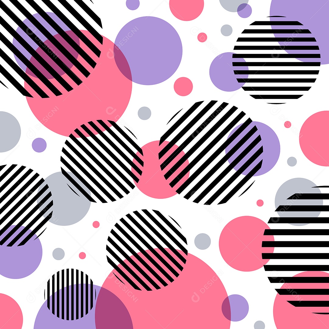 Background Círculos Formas Abstrata Vetor EPS