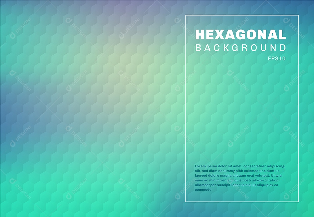 Background Hexagonal Forma Abstrata Vetor EPS