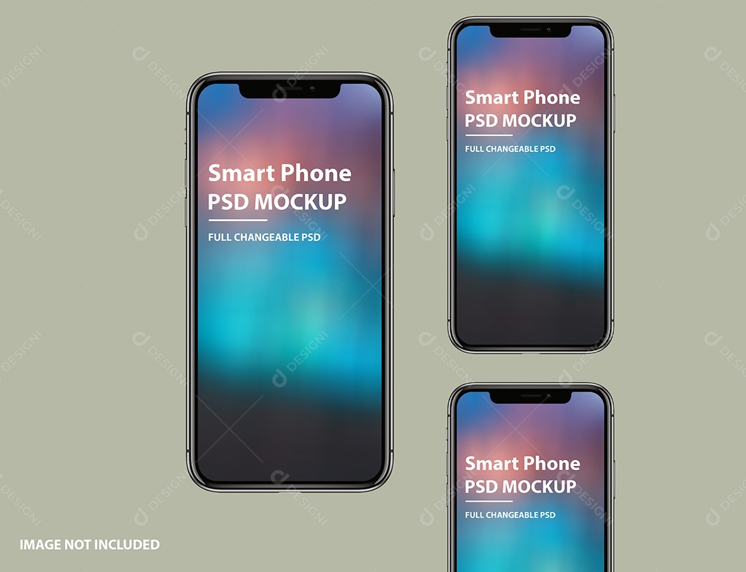 Mockup Phone Logotipo PSD Editável