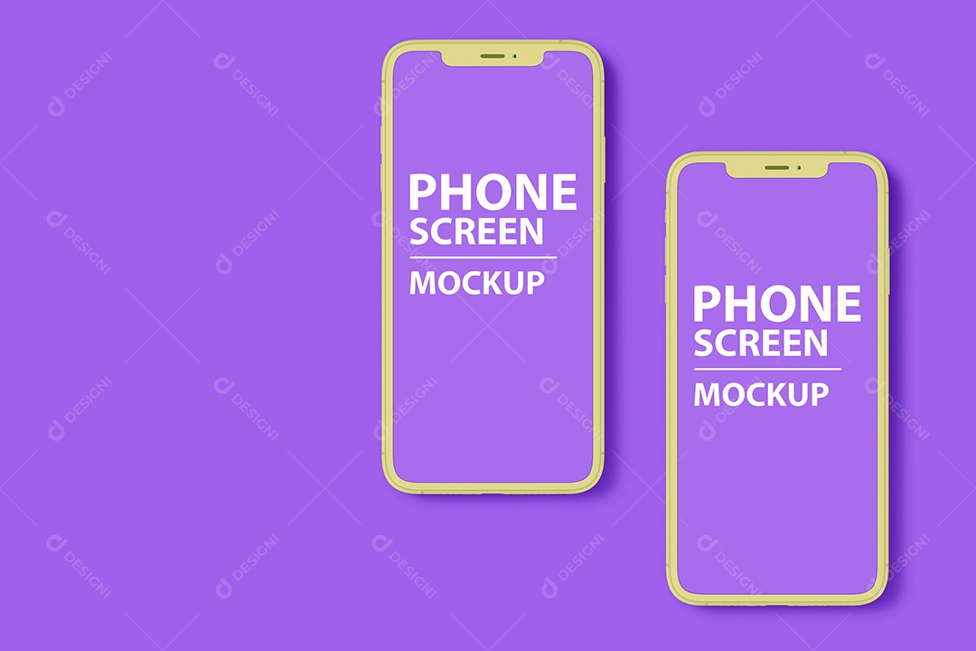 Mockup Phone Logotipo PSD Editável