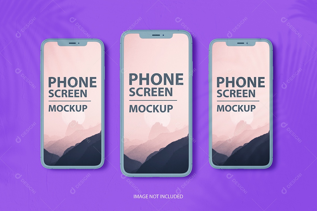 Mockup Phone Logotipo PSD Editável