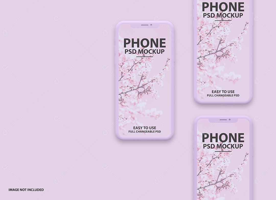 Mockup Phone Logotipo PSD Editável