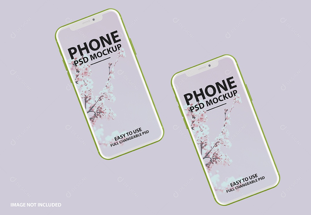 Mockup Phone Logotipo PSD Editável