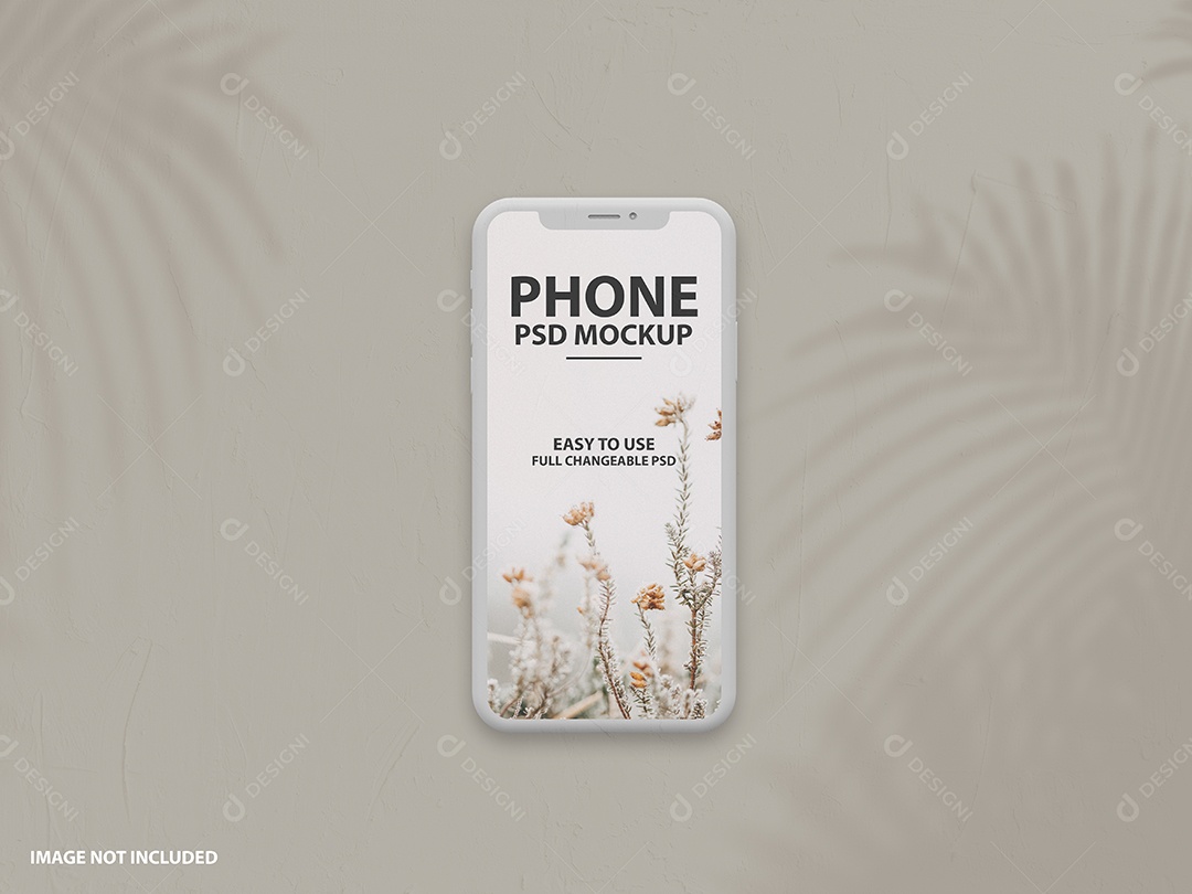 Mockup Phone Logotipo PSD Editável