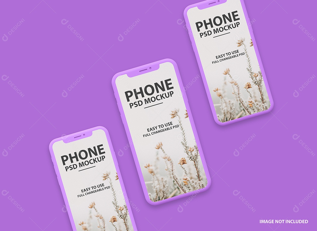 Mockup Phone Logotipo PSD Editável