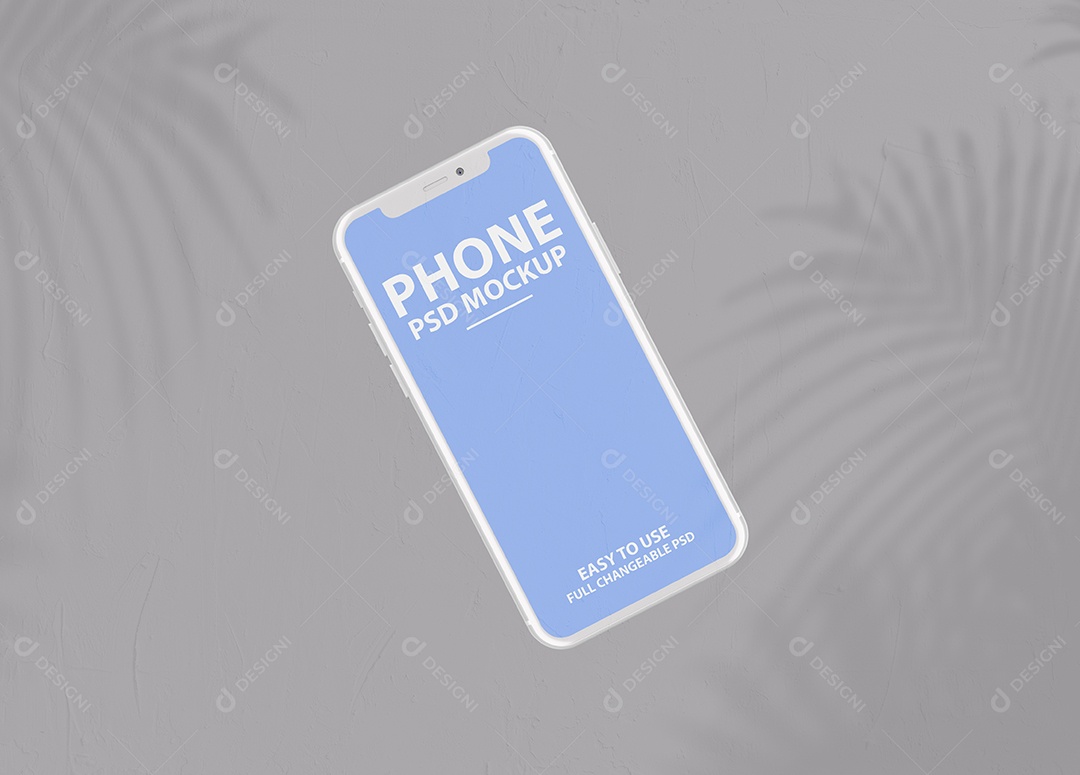 Mockup Phone Logotipo PSD Editável