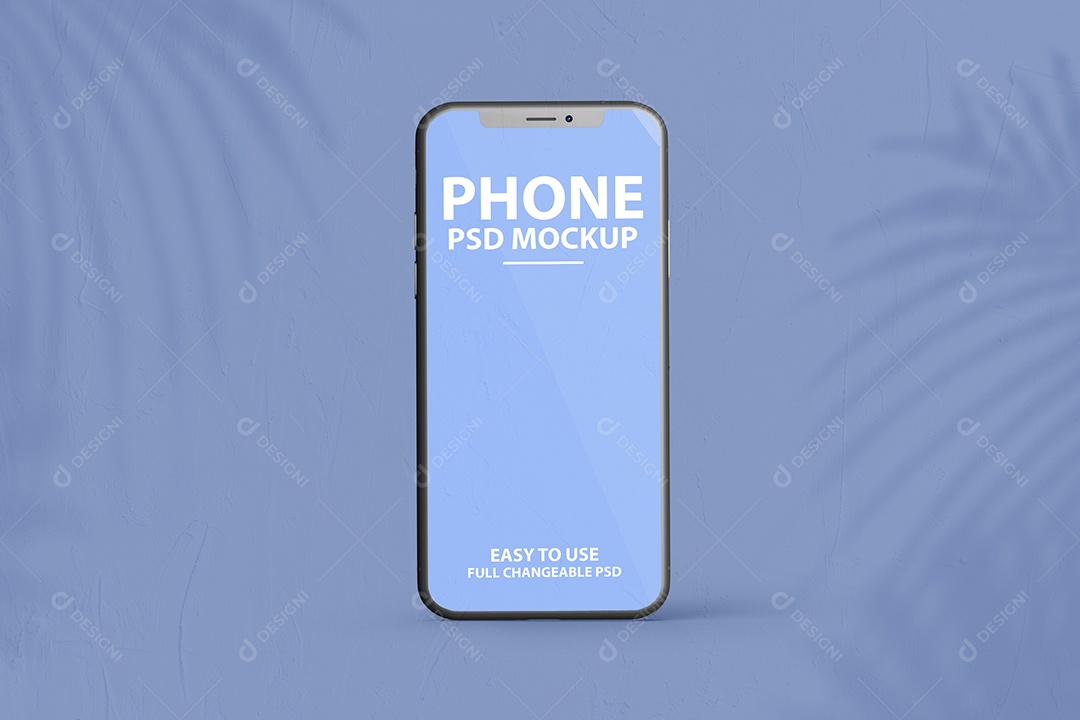 Mockup Phone Logotipo PSD Editável