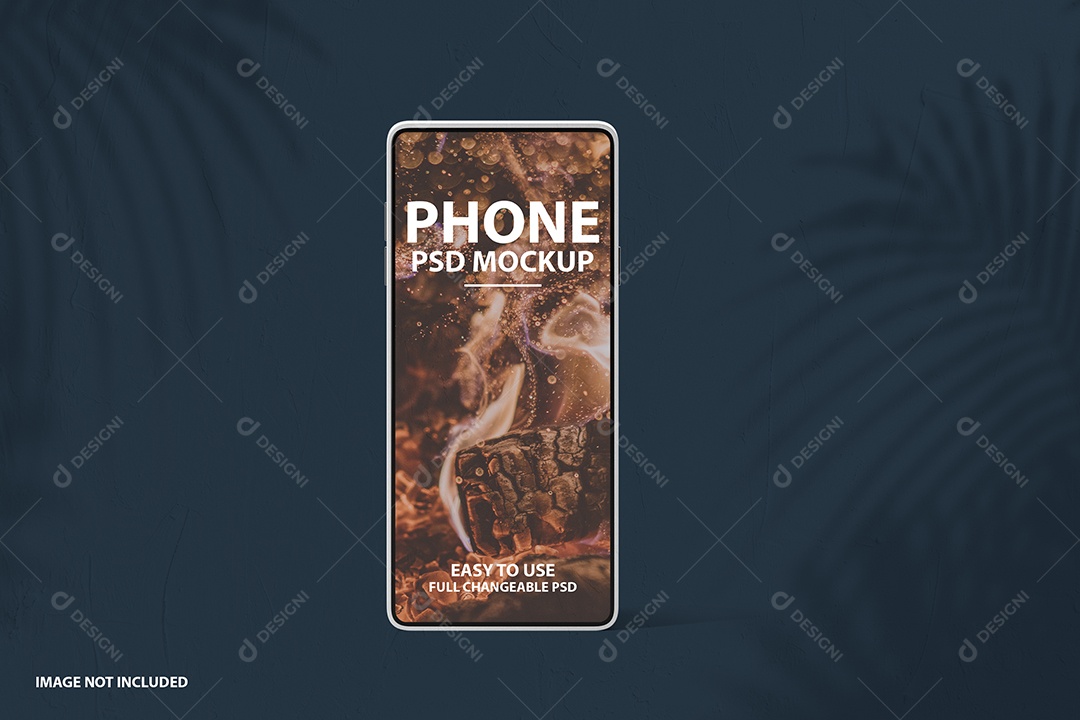 Mockup Phone Logotipo PSD Editável