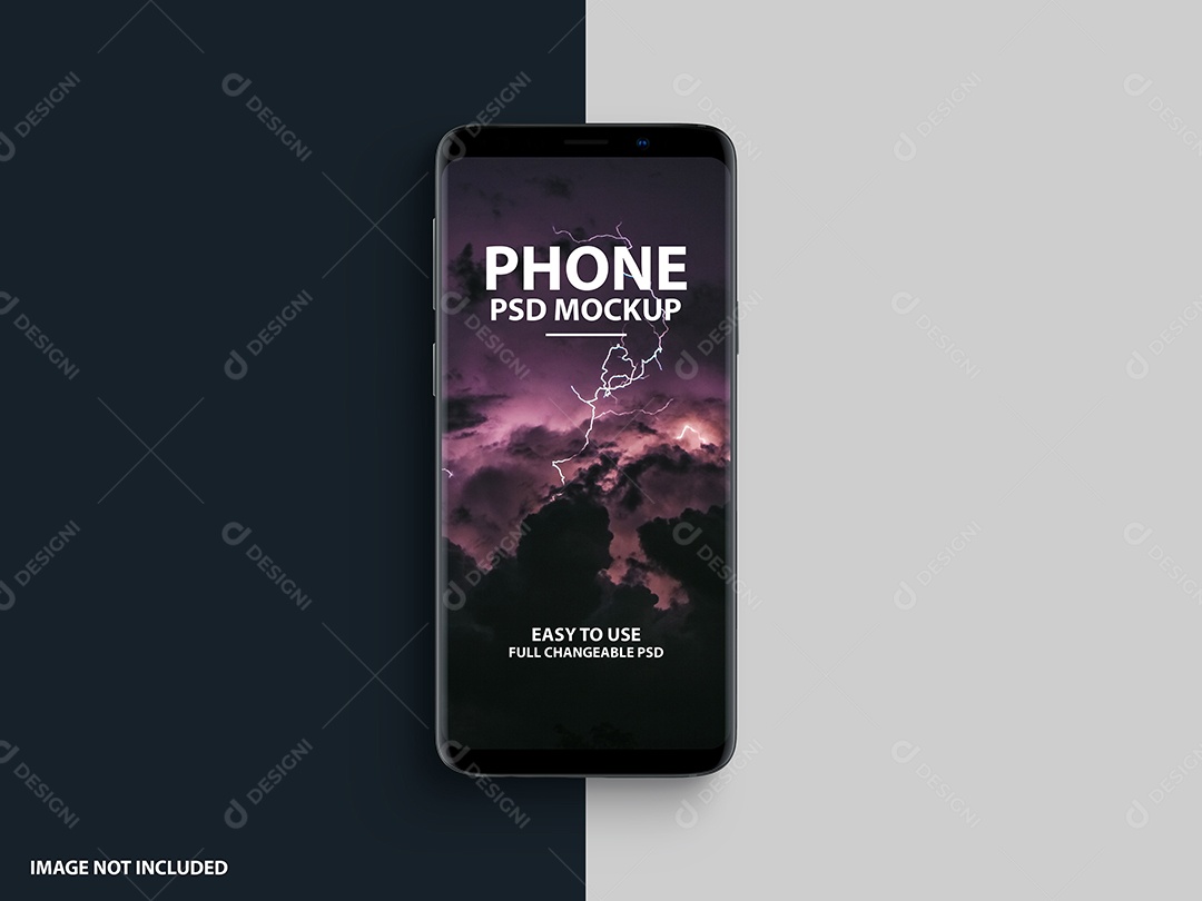 Mockup Phone Logotipo PSD Editável