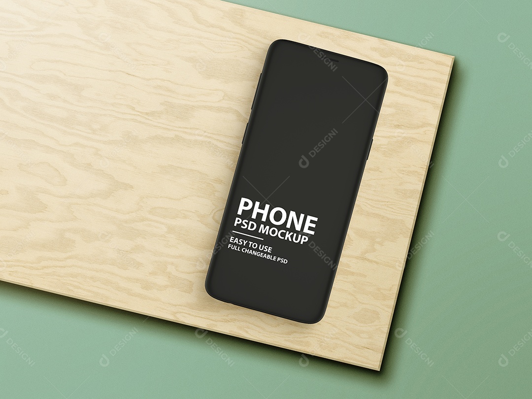 Mockup Phone Logotipo PSD Editável