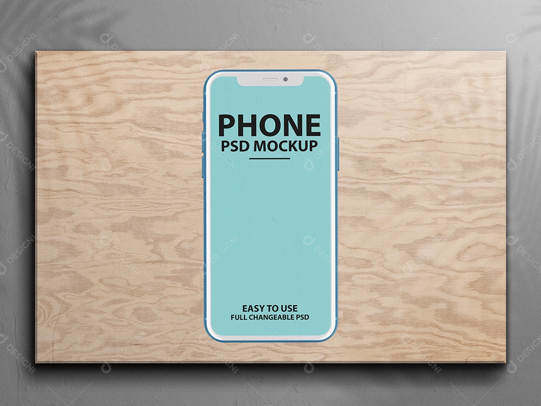 Mockup Phone Logotipo PSD Editável