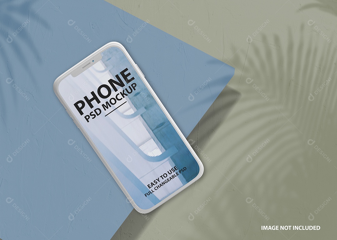 Mockup Phone Logotipo PSD Editável