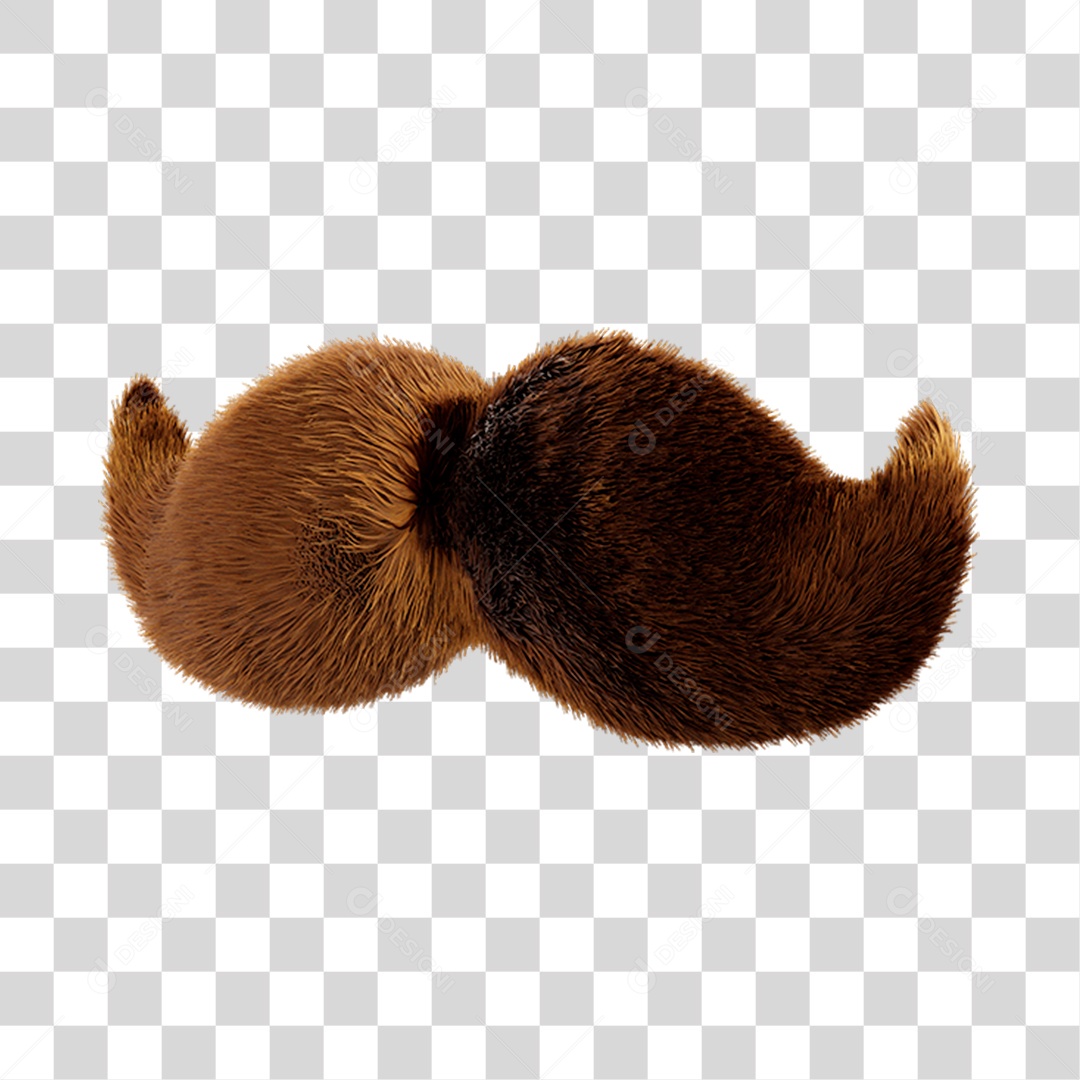 Bigode Dia dos Pais PNG transparente