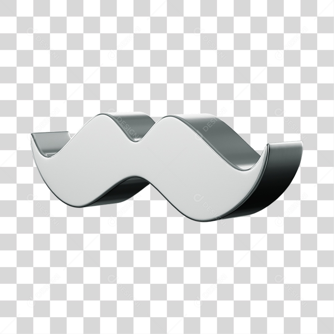 Bigode Dia dos Pais PNG transparente