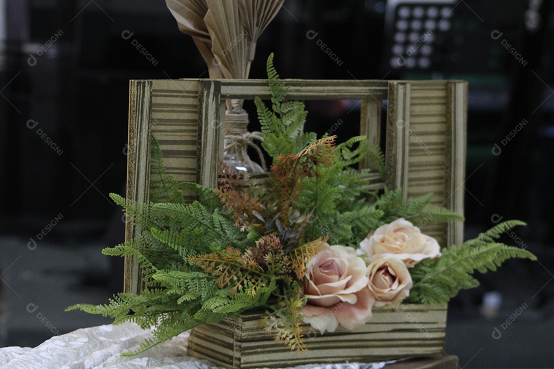 Vaso de flor decorativo