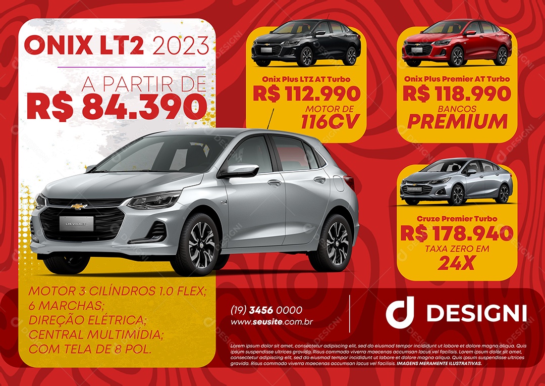 Anúncio Concessionária Carro São João Anúncio Publicitário Social Media PSD Editável