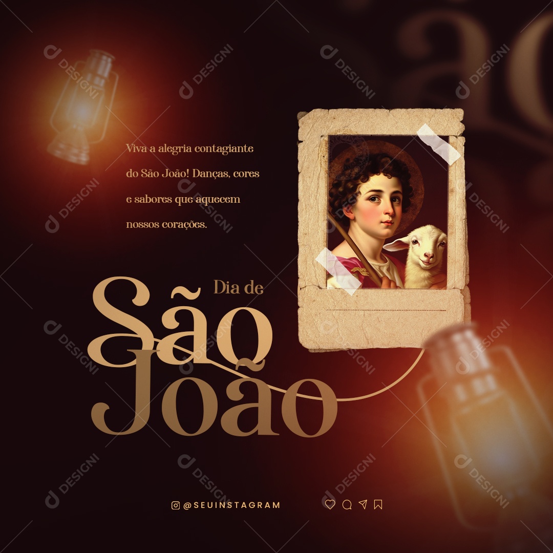 Viva A Alegria Contagiante Do São João Social Media PSD Editável