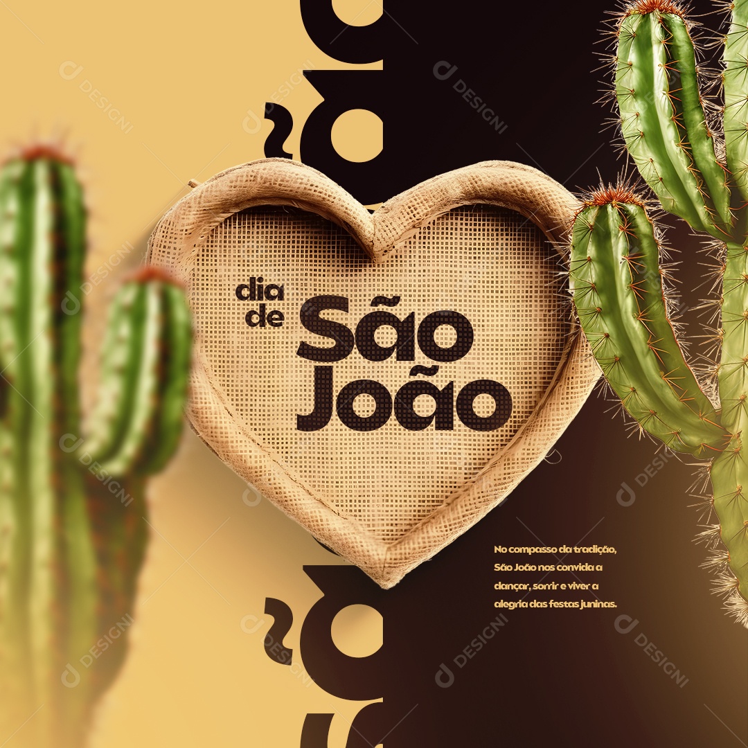 No Compasso Da Tradição Dia De São João 24 De Junho Social Media PSD Editável