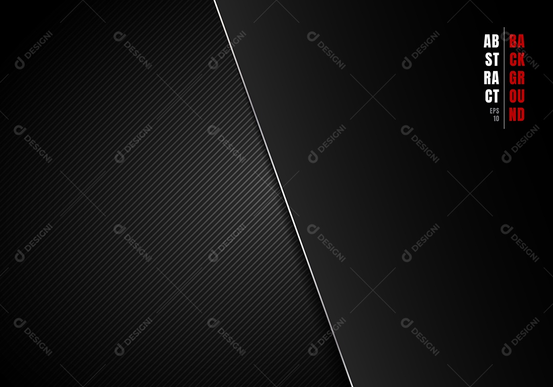 Background Preto Na Forma Abstrata EPS