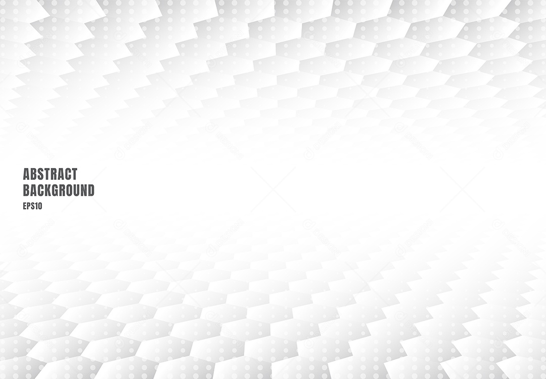 Background Branco Com Formas Geométricas Vetor EPS