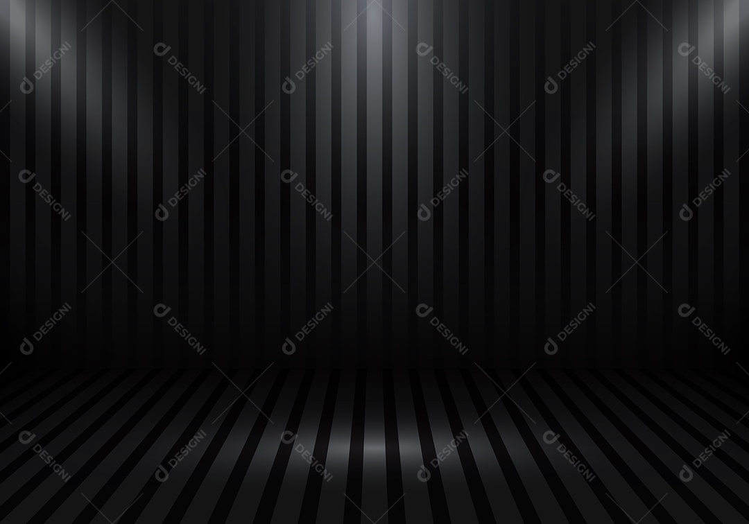 Cenário Linhas Verticais Com Holofotes Vetor EPS