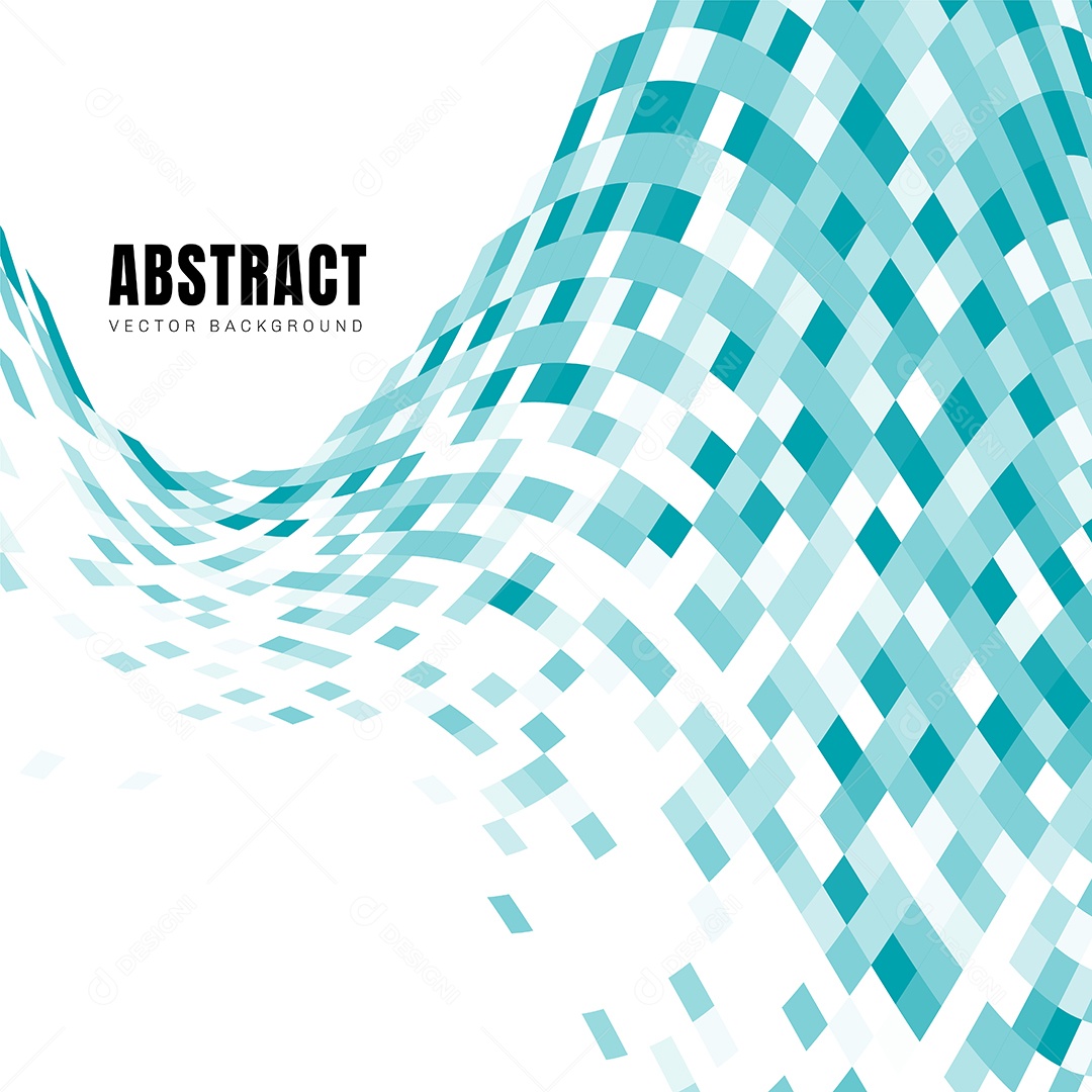 Background Ondulado Formas Geométricas Vetor EPS