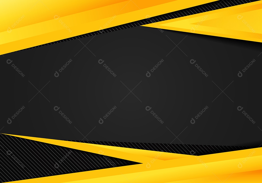 Background Preto Com Formas Abstratas Vetor EPS