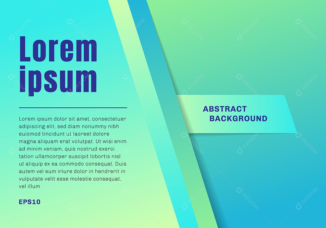 Background Verde E Azul Vetor EPS